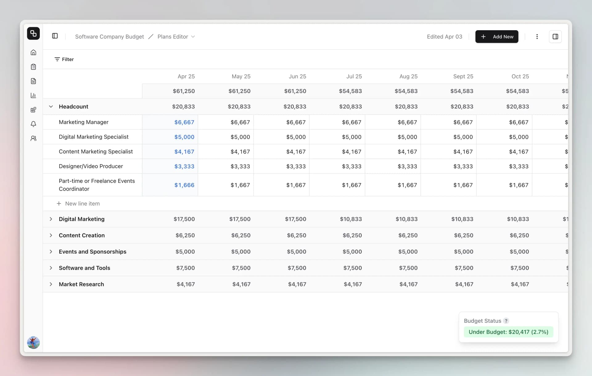 Plans Updater View – Etropo changelog 10 March 2025
