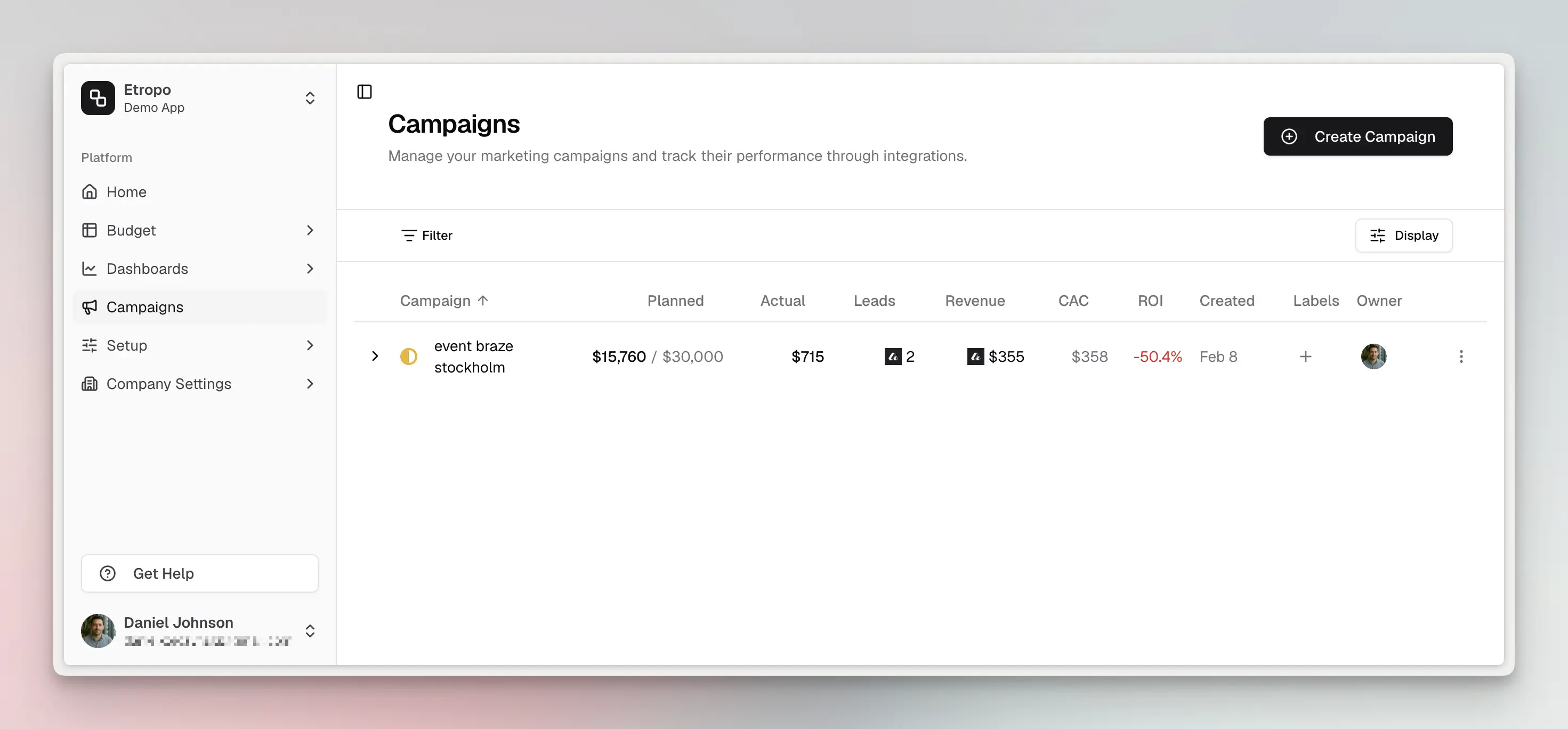 Attio CRM Integration – Etropo changelog 8 February 2026