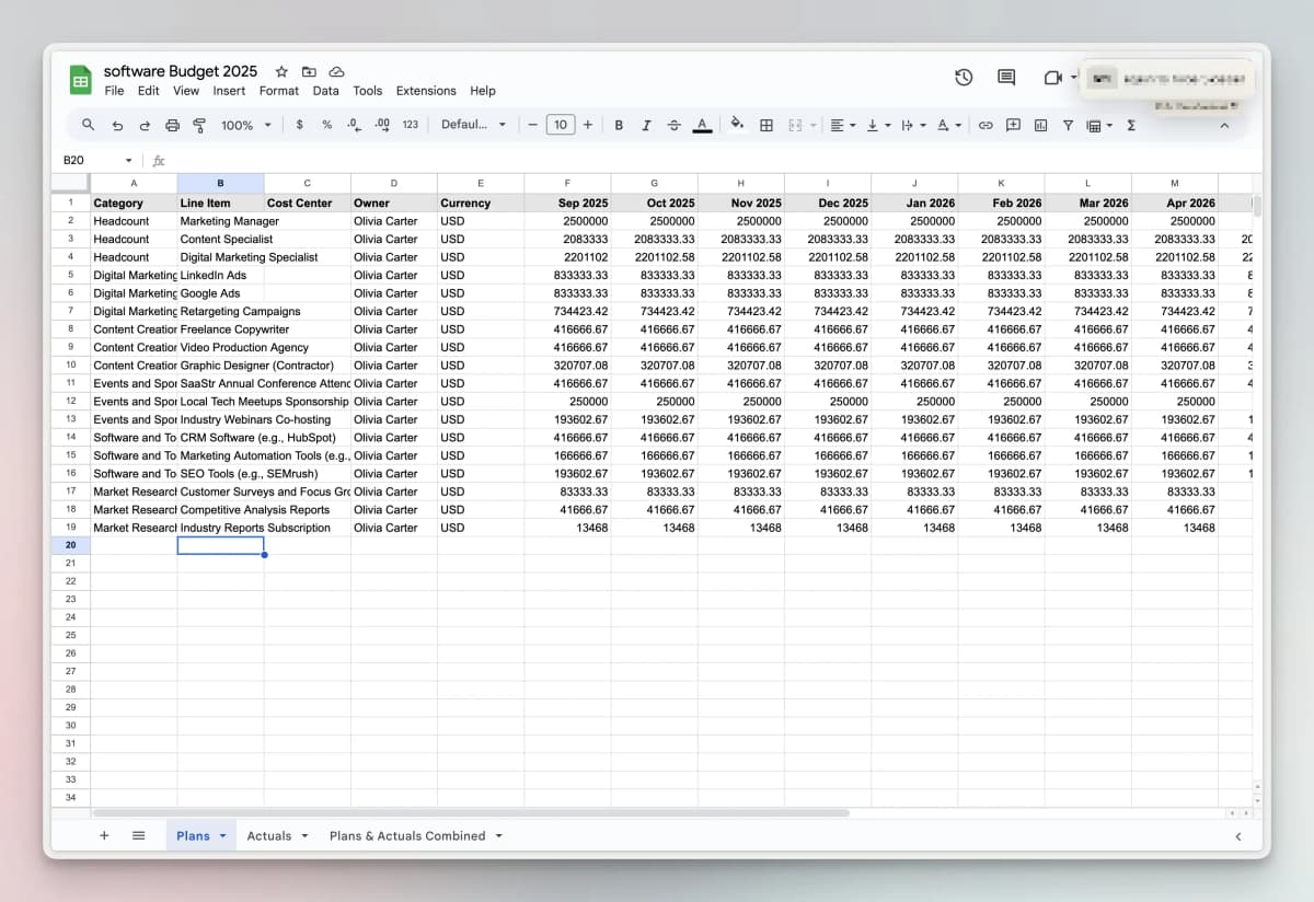 Google Sheets integration preview